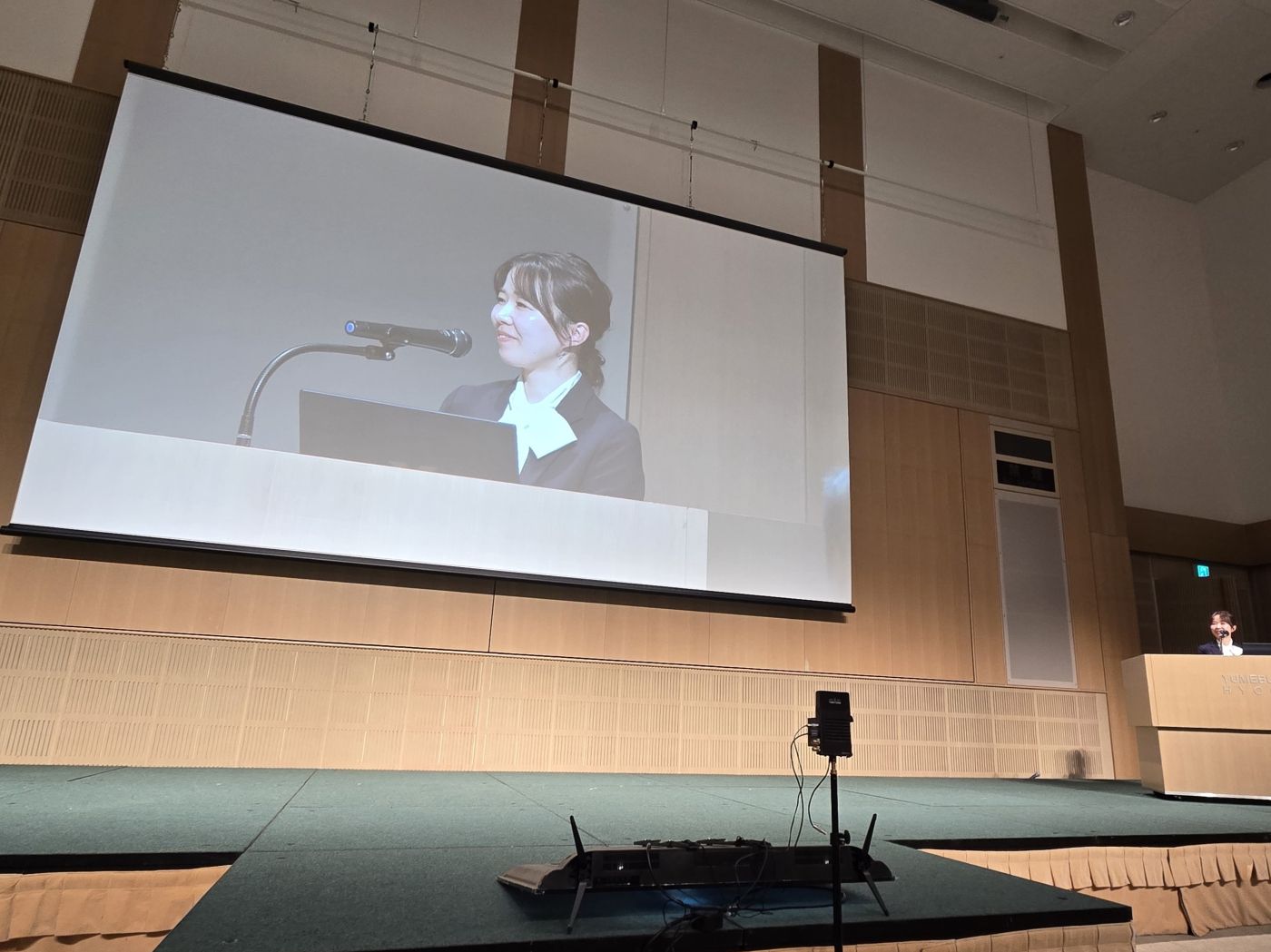 当法人を代表して河野が発表しました!